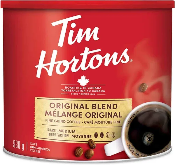 Tim Hortons Coffee, Ground, Medium Roast, Original Blend