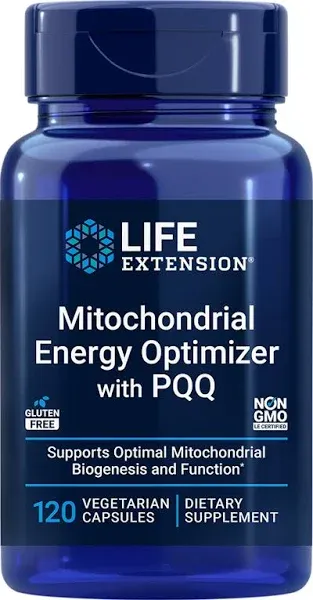 Life Extension Mitochondrial Energy Optimizer with Pqq 120 Veg Caps