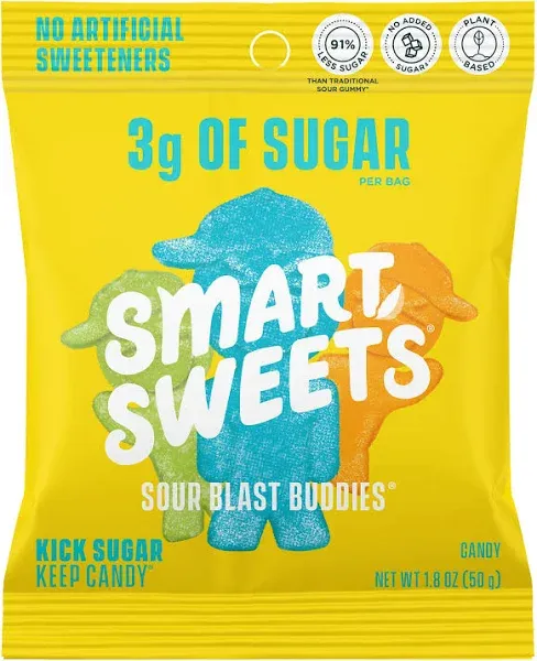 SmartSweets Candy, Sour Blast Buddies