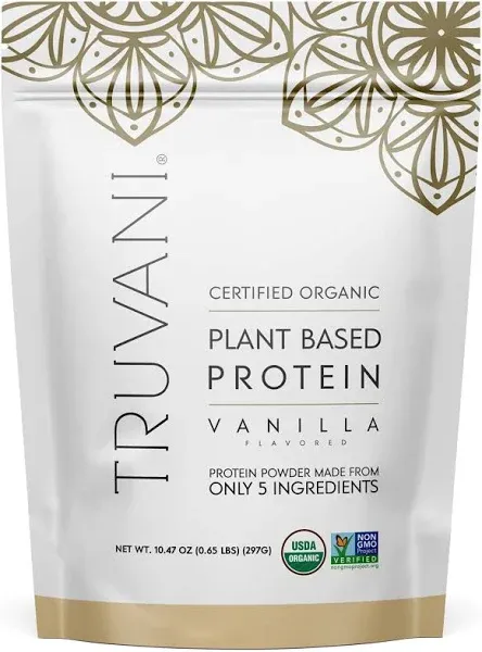 Truvani - Plant Based Protein Powder Vanilla - 10.47 oz