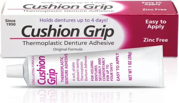 Cushion Grip Thermoplastic Denture Adhesive