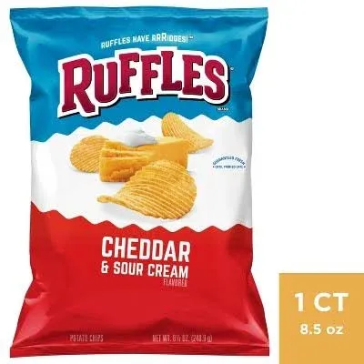 Ruffles Cheddar Sour Cream Potato Chips