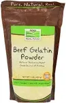 Now Foods Beef Gelatin Natural Powder 1 lb (Pack of 2)