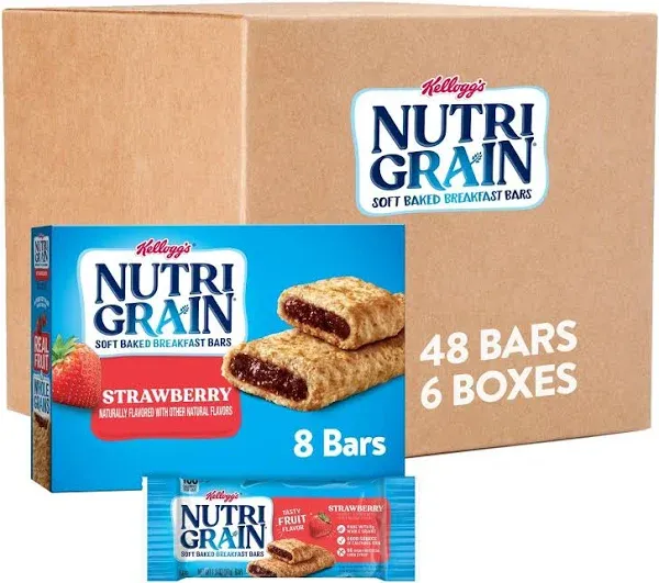 Nutri Grain Soft Baked Strawberry Breakfast Bars