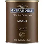 Ghirardelli Mocha Frappe, 3.12 lb Can, 6/Case