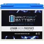 Mighty Max Battery 12V 35AH U1 Lithium Replacement Battery for John Deere Lawn Tractor-Riding Mower 108