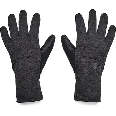 NWT Under Armour Men&#039;s M UA Storm Fleece Gloves Gray/Black 1365958