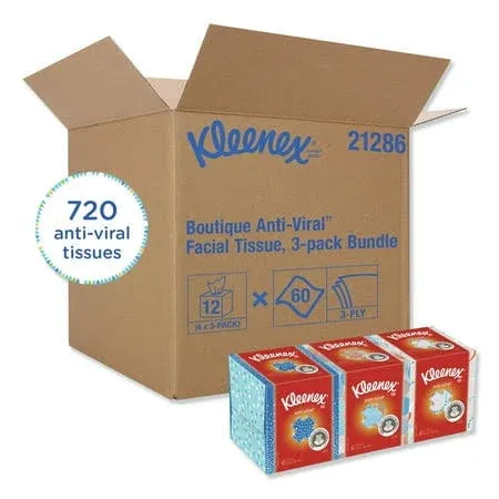 Kleenex Boutique Anti-Viral Tissue 3-Ply