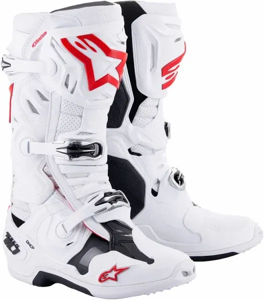 Alpinestars 2010520-20-10 Tech 10 Supervented Boots White Sz 10