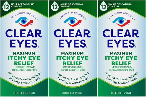 Clear Eyes Itchy Eye Relief Eye Drops