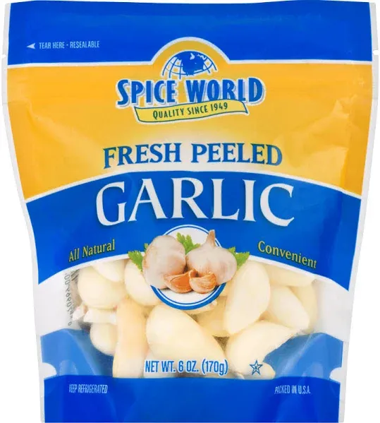 Spice World Fresh Peeled Garlic