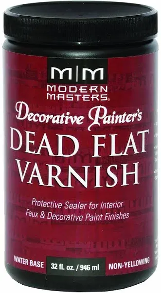 Modern Masters DP609-32 Dead Flat Varnish, 32-Ounce