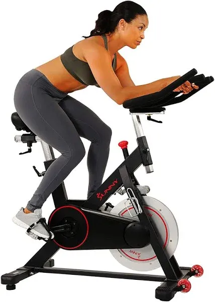 Sunny Health & Fitness Magnetic Belt Drive Indoor Cycling Bike