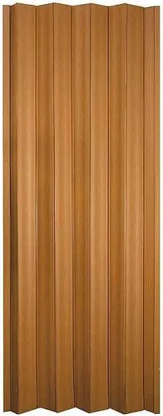 LTL Home Products Via 36&#034; x 80&#034; Vinyl Hinged Folding Door, Fruitwood (Open Box)