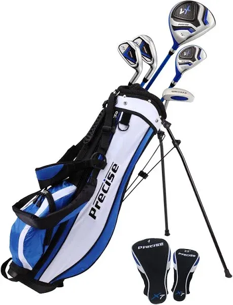 Precise X7 Junior Complete Golf Club Set for Children Kids - 3 Age Groups Boys