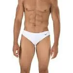 Speedo Men&#039;s Fitness Solar 1-Inch Xtra Life Lycra Brief, 34 - White