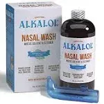 Alkalol Soothing Nasal Wash, Mucus Solvent, and Cleaner 16 oz