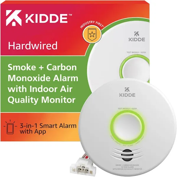 Kidde P4010ACSCO AC Hardwired Combination Carbon Monoxide & Photoelectric Smoke Alarm