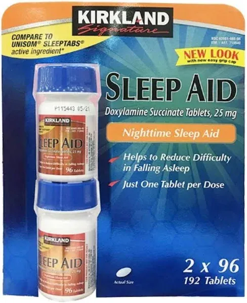 Kirkland Signature Sleep Aid 192 Tablets