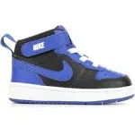 Nike Court Borough Mid 2 Baby/Toddler Shoes Black,Game Royal,White,Game Royal