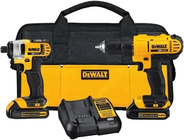 DeWalt DCK240C2 20V MAX* Drill Driver/Impact Driver Combo Kit