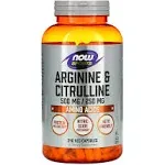 Now Foods Arginine & Citrulline - 240 Veg Capsules