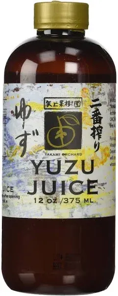 Yakami Orchard 100 % Pure Japanese Yuzu Juice 12 Oz. / 375 Ml