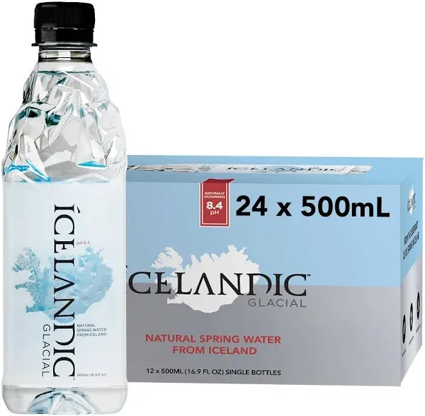 Natural Spring Alkaline Water, 50.7 Fl Oz (Pack of 12)