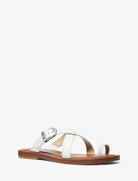 Ashton Leather Flat Sandal