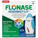 Flonase Sensimist Allergy Relief, Full Prescription Strength, Metered Sprays - 0.34 fl oz