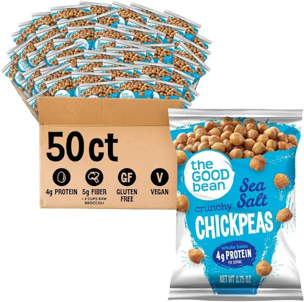 The Good Bean Crunchy Chickpeas Sea Salt