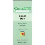 ChildLife Clinicals Liquid Iron Natural Berry 4 Fl Oz (118 ml)