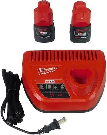 Milwaukee M12 12 Volt Lithium-Ion Battery Charger