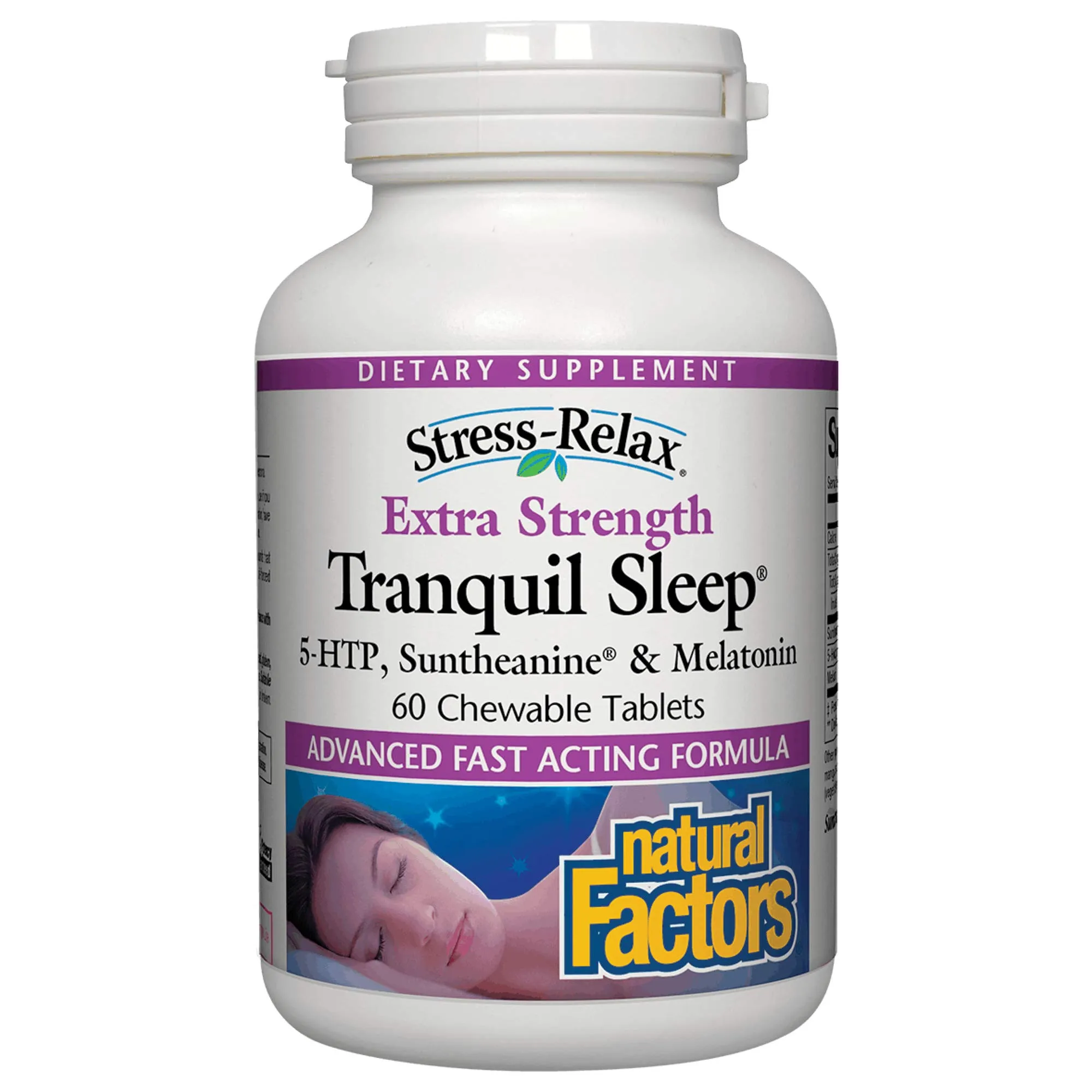 Natural Factors Tranquil Sleep 120 Chewable Tablets