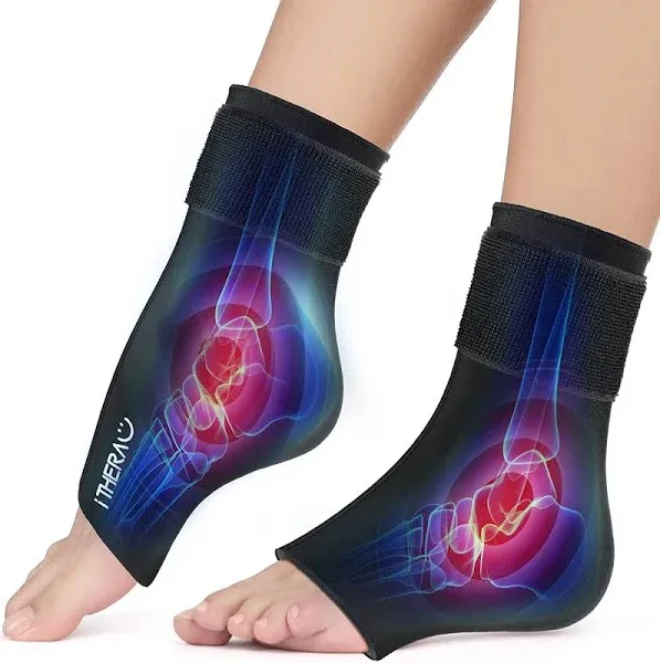 iTherau Hot And Cold Therapy Compression Foot Sleeve