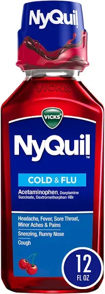 Vicks NyQuil Cold & Flu Nighttime Relief Liquid