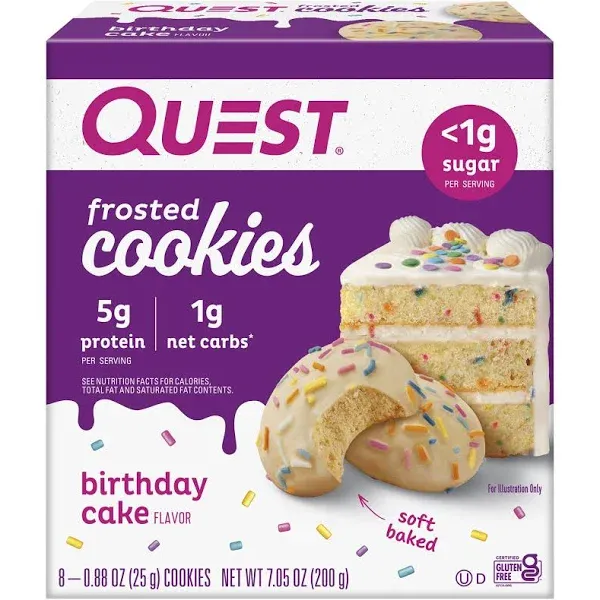 Quest Cookies Frosted Cake