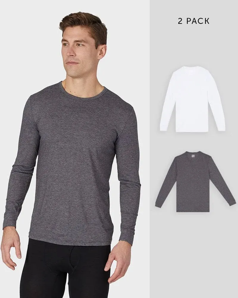 32 Degrees Men's Performance Thermal Baselayer Crewneck Top