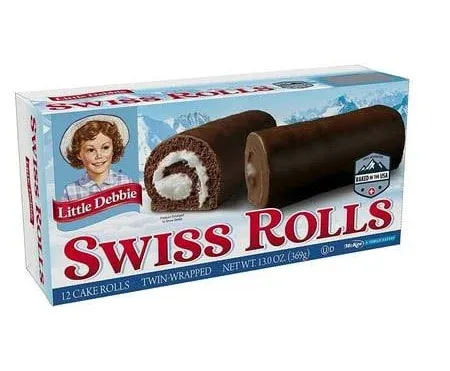 Little Debbie Rolls Swiss