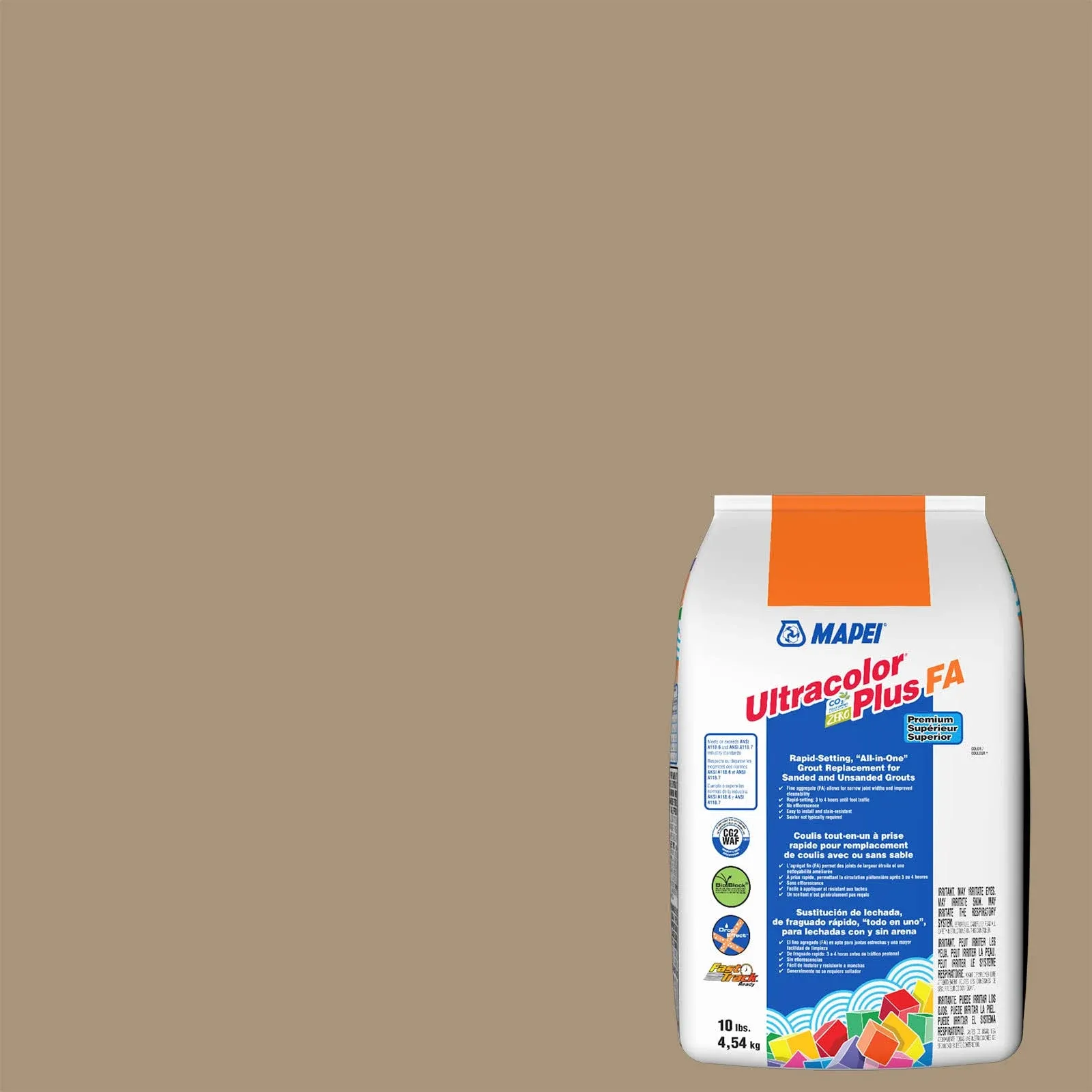 Ultracolor+FA Grout - 10 lb - Chamois