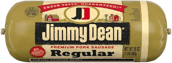 Jimmy Dean Premium Pork Regular Sausage Roll