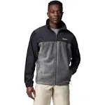 Columbia Men's Steens Mountain 2.0 Full Zip Fleece Jacket - Black, Grill