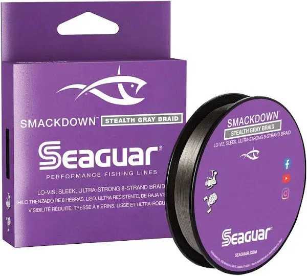 Seaguar Smackdown Braid Line - Flash Green 300yd 30lb - 30SDFG300