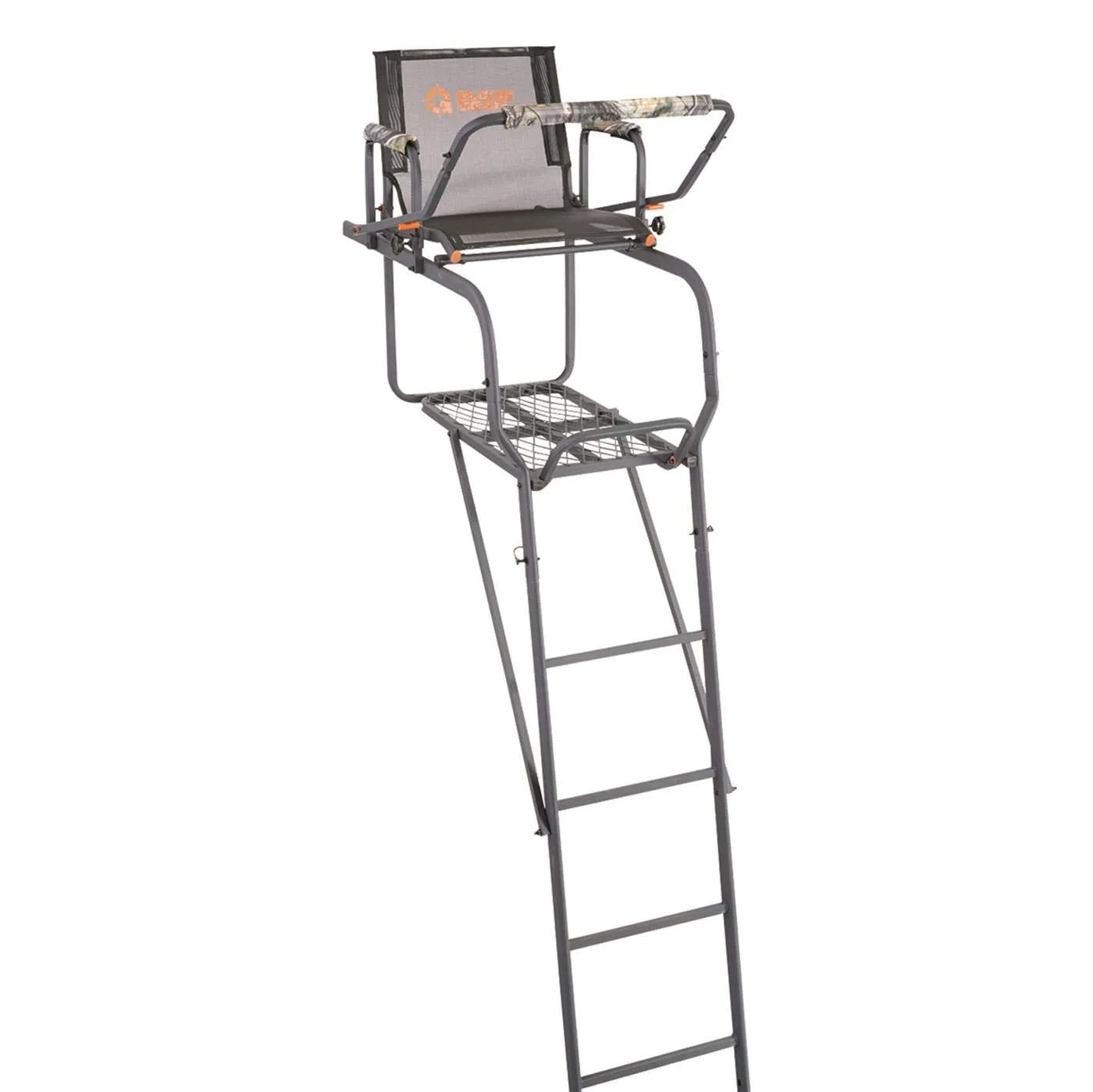 New 15.5&#039; Climbing Ladder Tree Stand for Hunting with Mesh Seat, Hunting Gear