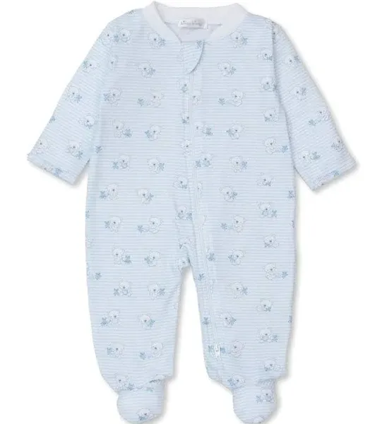 Kissy Kissy Pima Cotton Footie in Bears at Nordstrom, Size 9M