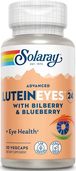 Solaray Advanced Lutein Eyes 24