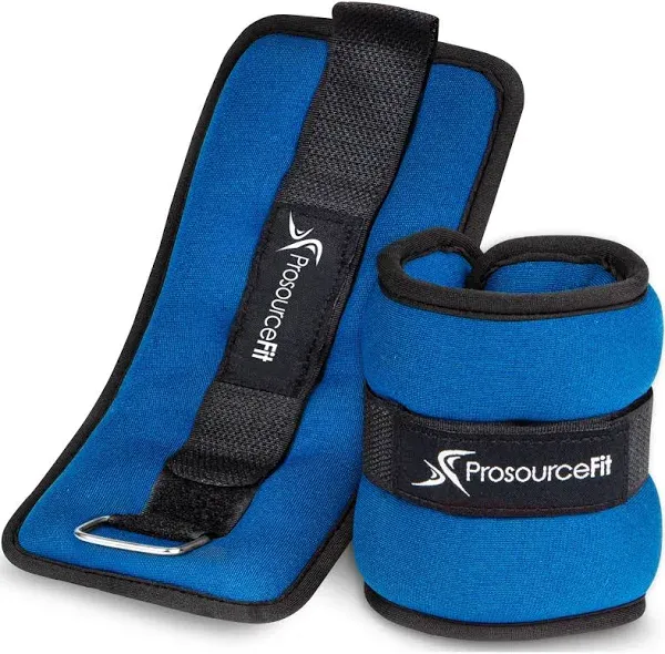 ProsourceFit Ankle Wrist Weights - 3lb - Blue