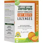 TheraBreath Dry Mouth Lozenges with Zinc, 100 Lozenges, Mandarin Mint, 100 Count (Pack of 2)