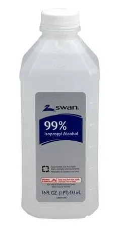 Swan Isopropyl Alcohol, 99%, Pint, 16 OZ