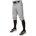 Easton Rival+ Piped Knicker Baseball Pant Youth L / Grey/Black